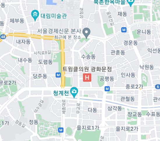 스마일라인치과 위치 지도